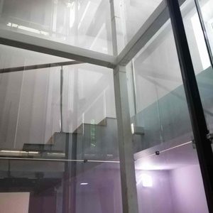 Оклейка лифта декоративной пленкой вид изнутри